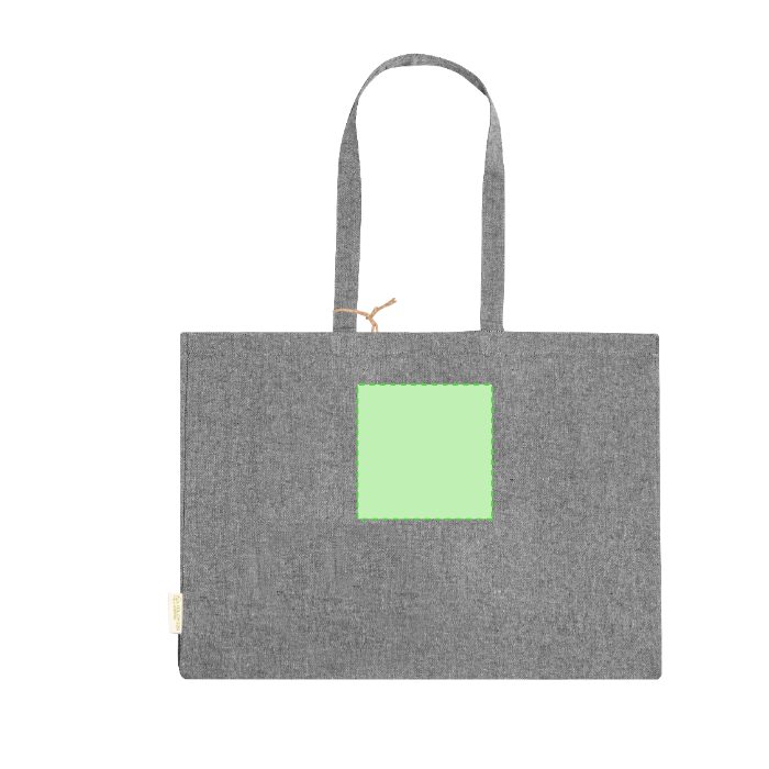 Detalle pequeño en el frontal (hasta 14 × 14 cm) — Bolsa de tela Bonillo