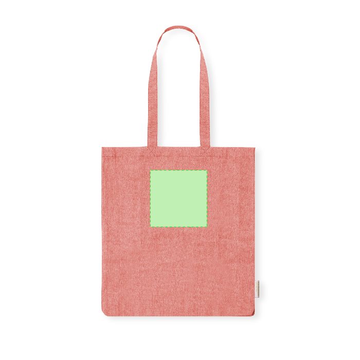 Detalle pequeño en el frontal (hasta 14 × 14 cm) — Bolsa de tela Bestla