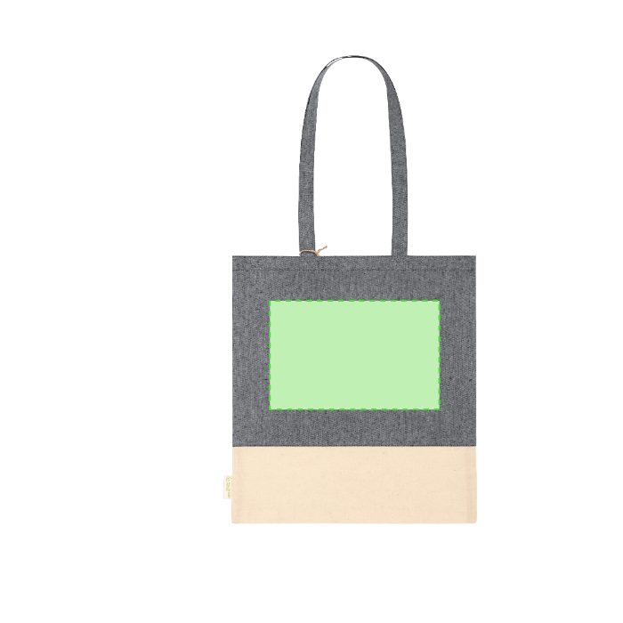 Cara trasera (hasta 26,5 × 17 cm) — Bolsa de tela Skadi