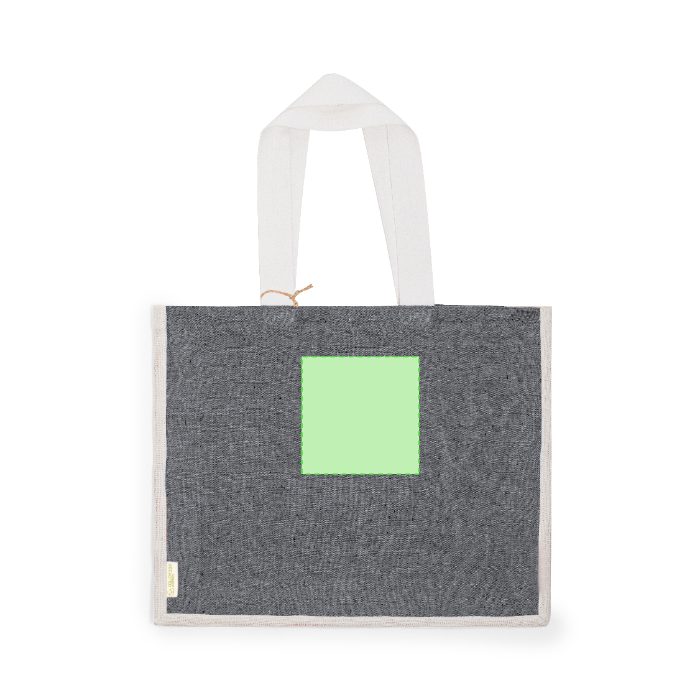 Detalle pequeño en el frontal (hasta 14 × 14 cm) — Bolsa de tela Talara