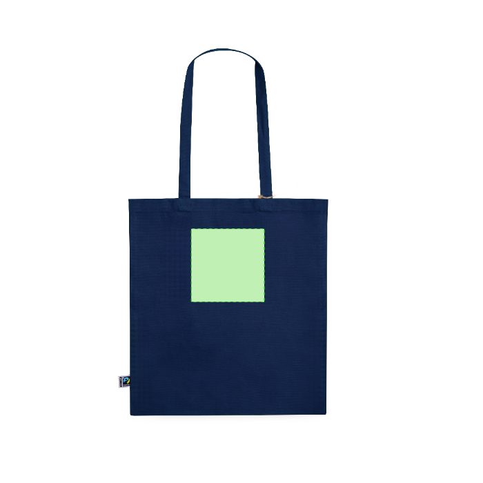 Detalle pequeño en el frontal (hasta 14 × 14 cm) — Bolsa de tela Inova