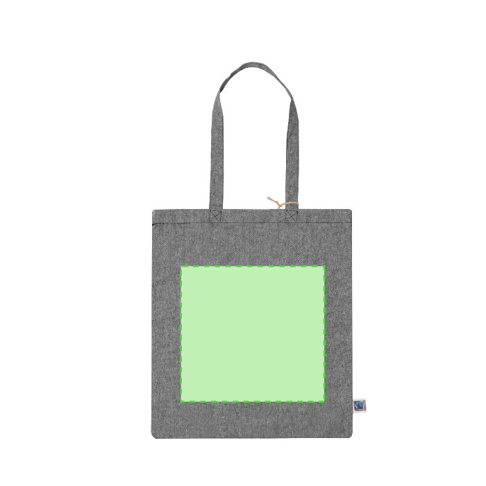 Cara frontal (hasta 26,5 × 25 cm) — Bolsa de tela Lazar