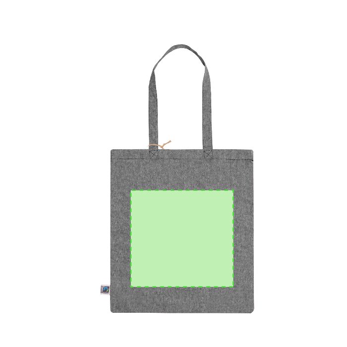 Cara trasera (hasta 26,5 × 25 cm) — Bolsa de tela Lazar