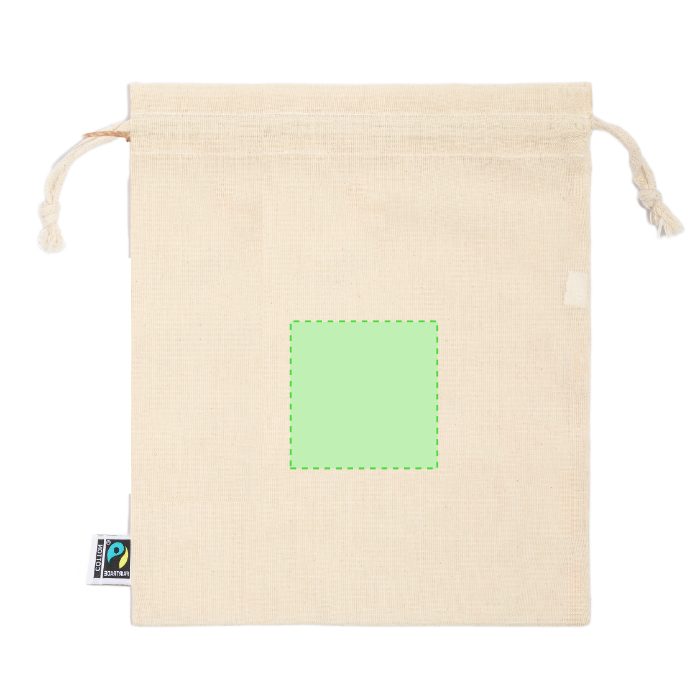 Detalle pequeño en el frontal (hasta 8 × 8 cm) — Bolsa de tela Kaiki