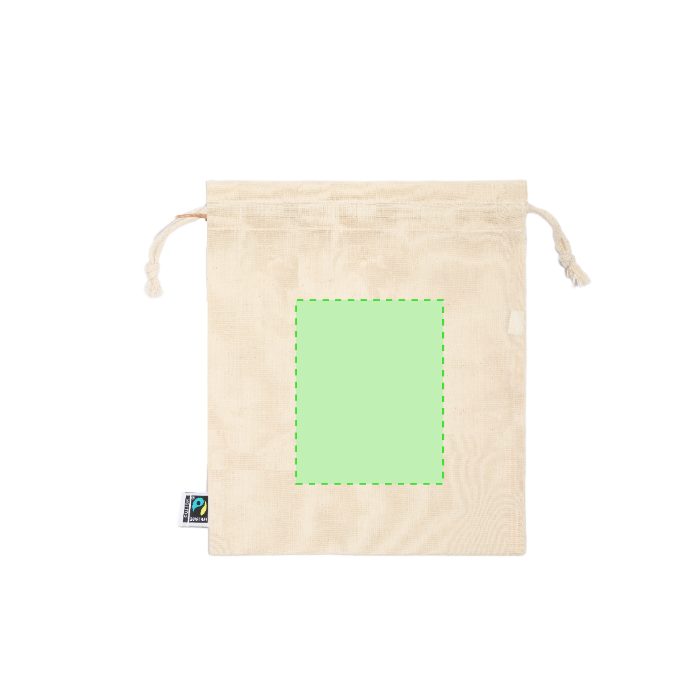 Cara trasera (hasta 8 × 10 cm) — Bolsa de tela Lovan