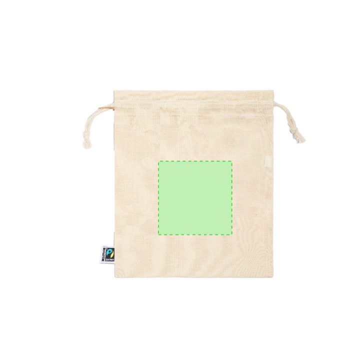 Detalle pequeño en el frontal (hasta 8 × 8 cm) — Bolsa de tela Lovan