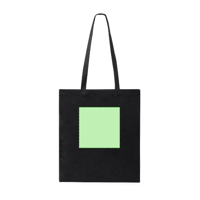 Cara frontal (hasta 26,5 × 25 cm) — Bolsa de tela Suelva