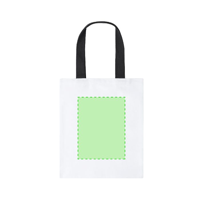 Cara frontal (hasta 26,5 × 25 cm) — Bolsa de tela Krinix