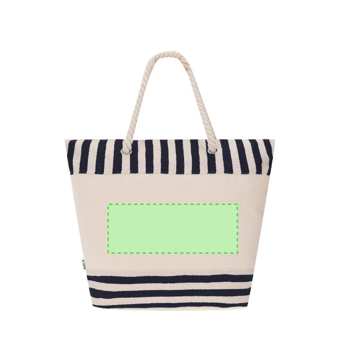 Cara trasera (hasta 26,5 × 10 cm) — Bolsa térmica Sumpter