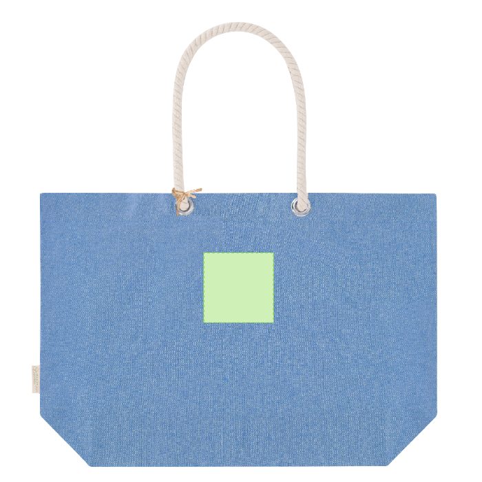 Detalle pequeño en el frontal (hasta 10 × 10 cm) — Bolsa de tela Coulan