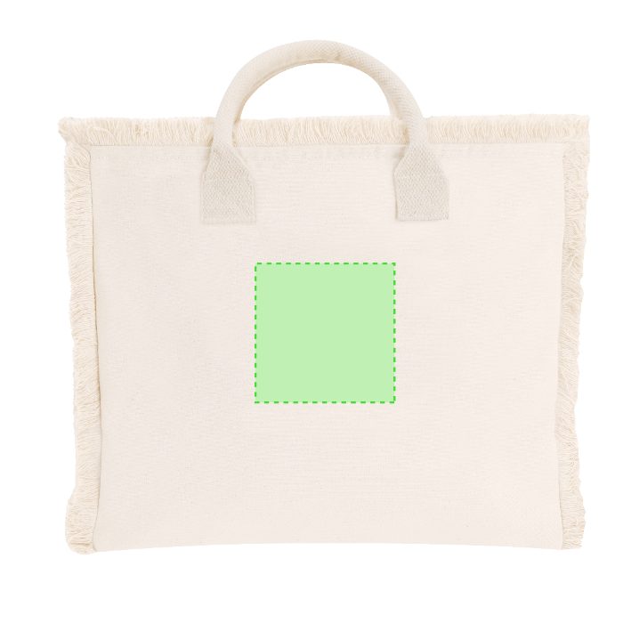 Detalle pequeño en el frontal (hasta 10 × 10 cm) — Bolsa de tela Dinebor