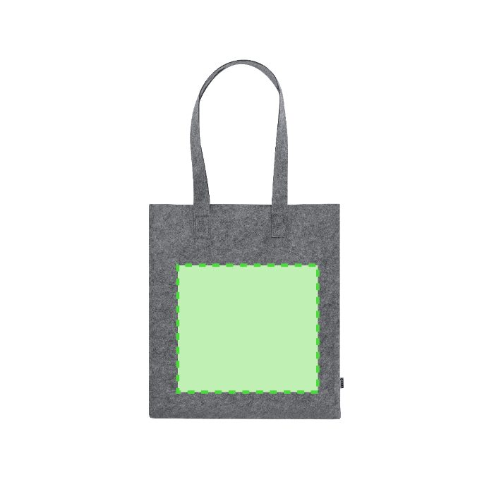 Cara frontal (hasta 26,5 × 24 cm) — Bolsa de tela Horvik