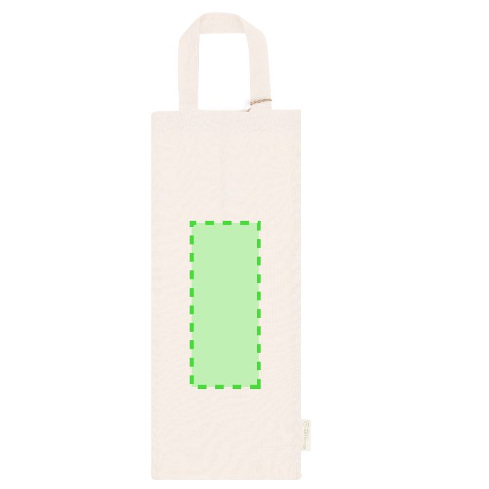 Cara frontal (hasta 9 × 22 cm) — Bolsa de tela Gadlen