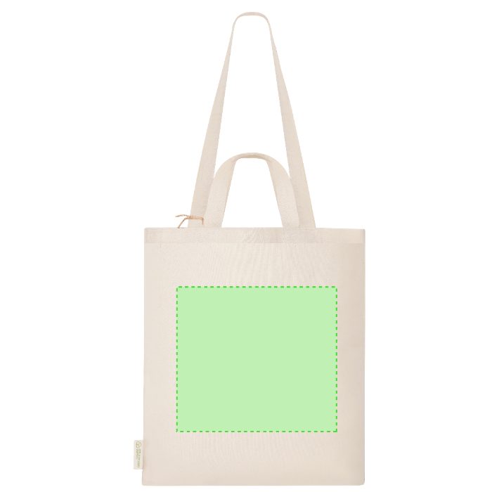 Cara trasera (hasta 26,5 × 24 cm) — Bolsa de tela Drulik