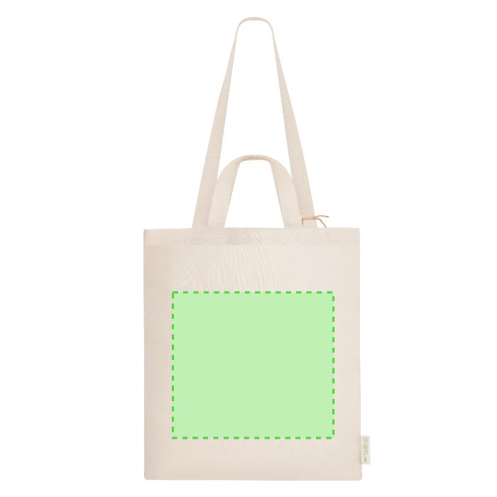 Cara frontal (hasta 26,5 × 24 cm) — Bolsa de tela Kamuy