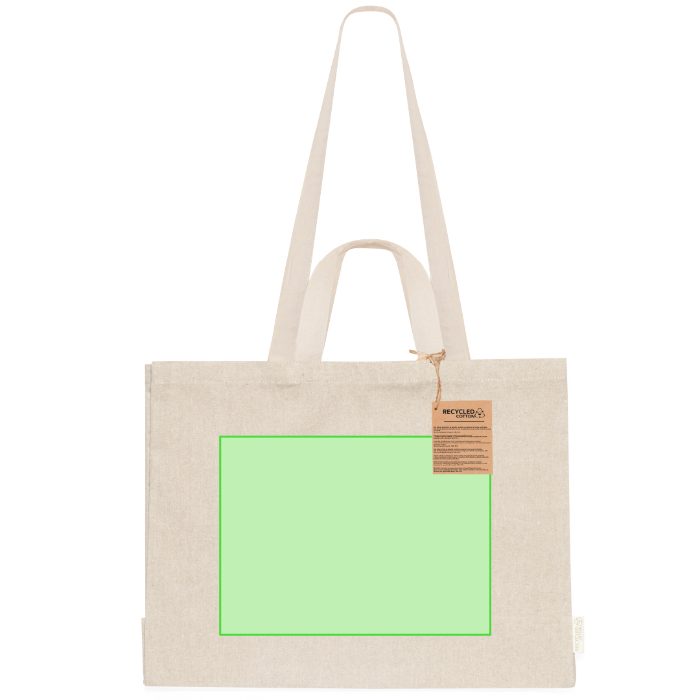 Cara frontal (hasta 30 × 22 cm) — Bolsa de tela Oryan
