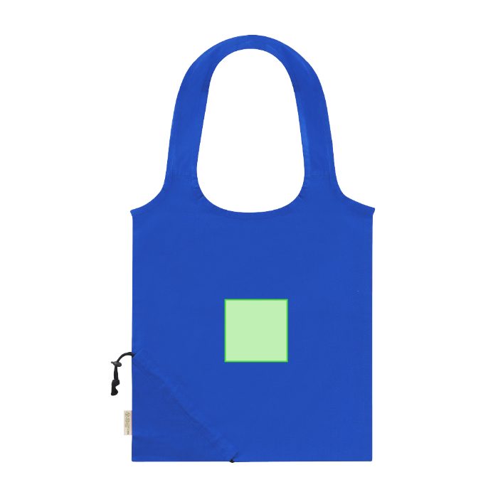 Detalle pequeño en el frontal (hasta 10 × 10 cm) — Bolsa plegable Lecton