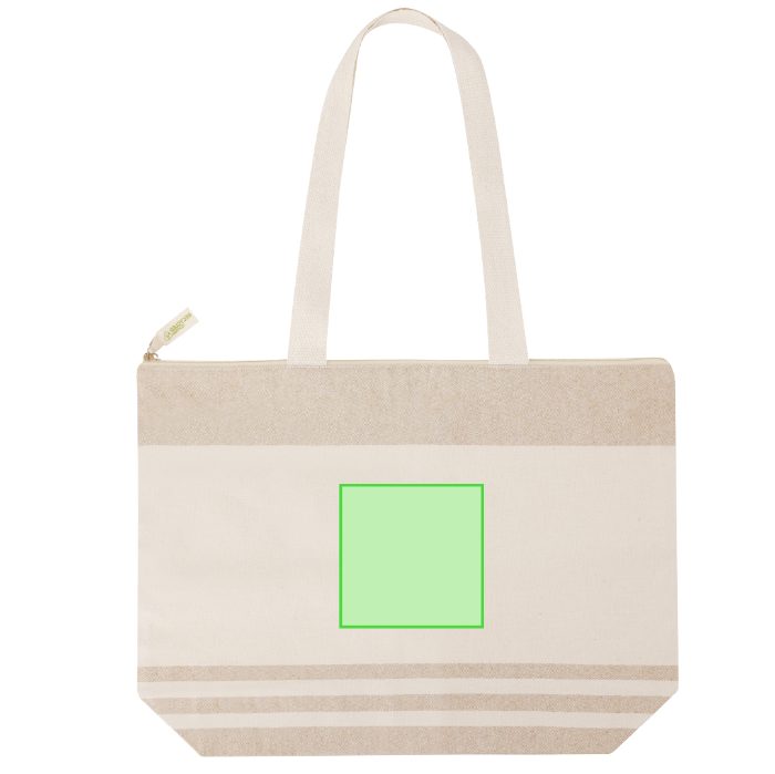 Detalle pequeño en el frontal (hasta 10 × 10 cm) — Bolsa de tela Tanor