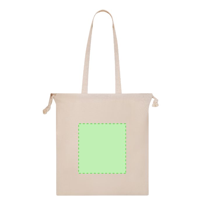 Cara frontal (hasta 19 × 20 cm) — Bolsa de tela Panthus