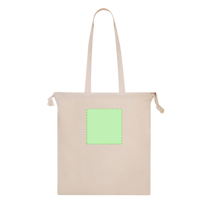 Detalle pequeño en el frontal (hasta 14 × 14 cm) — Bolsa de tela Panthus