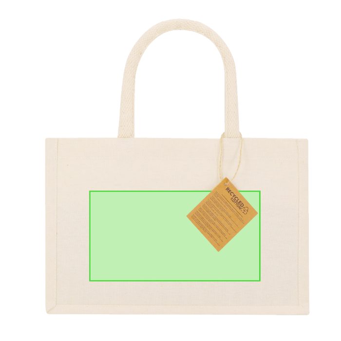 Cara frontal (hasta 19 × 10 cm) — Bolsa de tela Hyssop