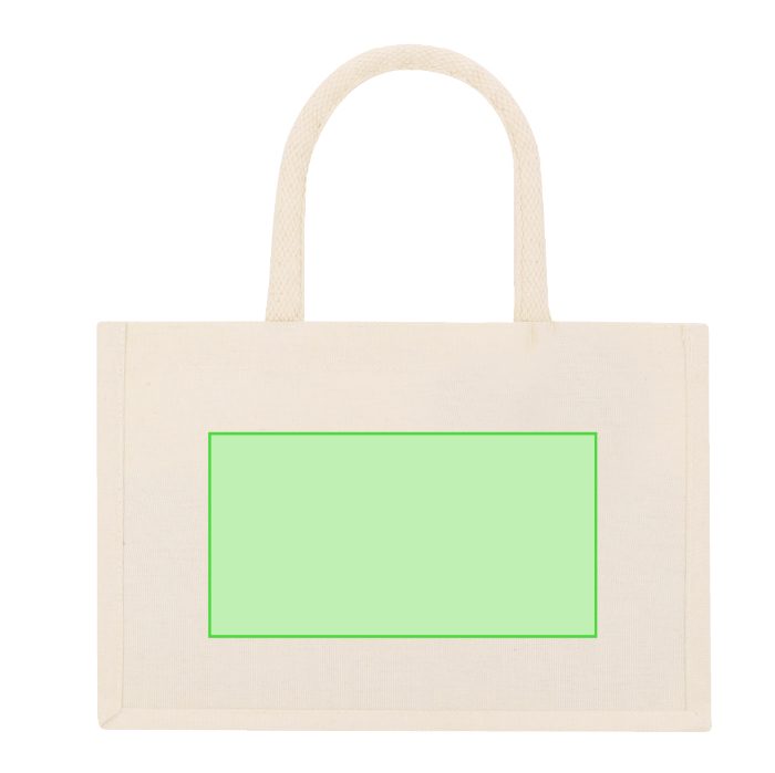 Cara trasera (hasta 19 × 10 cm) — Bolsa de tela Hyssop
