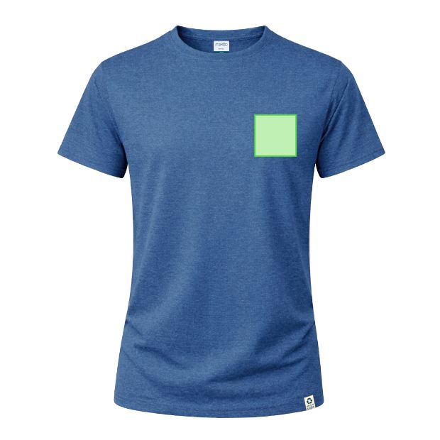 Pecho izquierdo (hasta 8 × 8 cm) — Camiseta Bandul