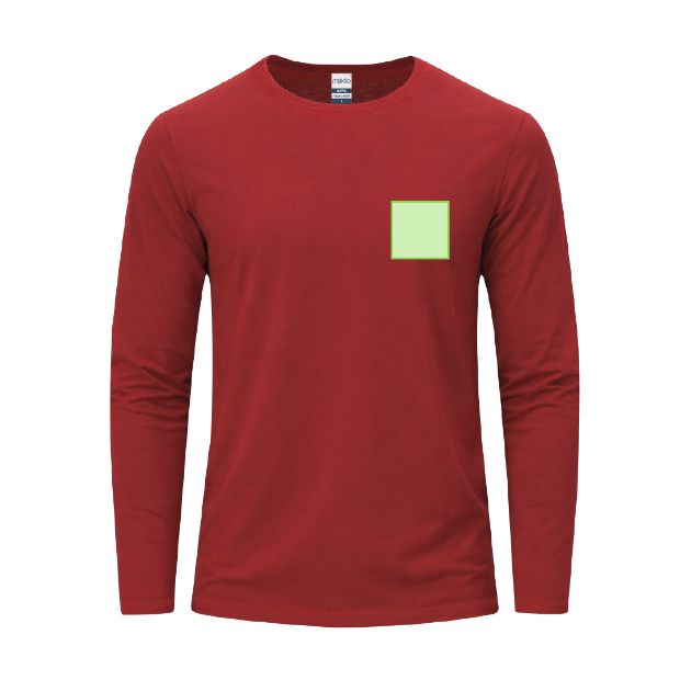 Pecho izquierdo (hasta 8 × 8 cm) — Camiseta Hawk