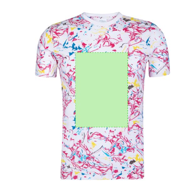 Frontal (hasta 28 × 40 cm) — Camiseta Helixa