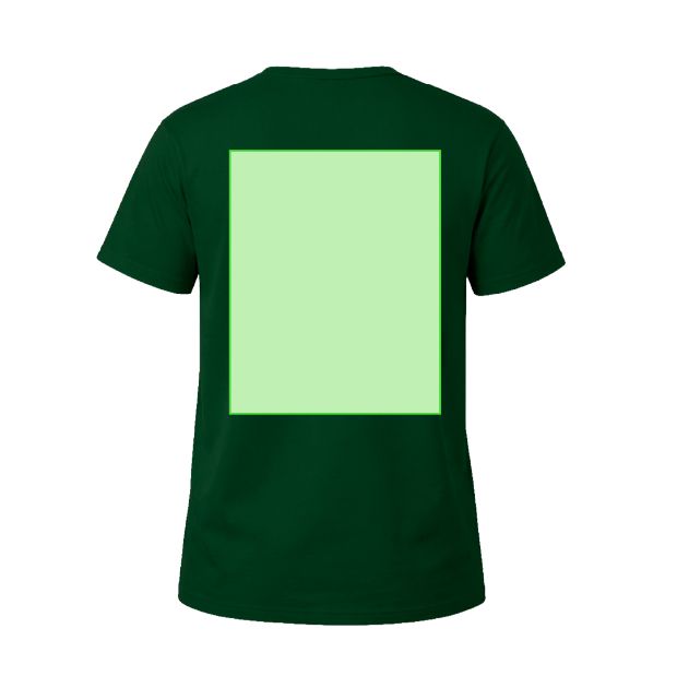 Espalda (hasta 28 × 40 cm) — Camiseta MC150