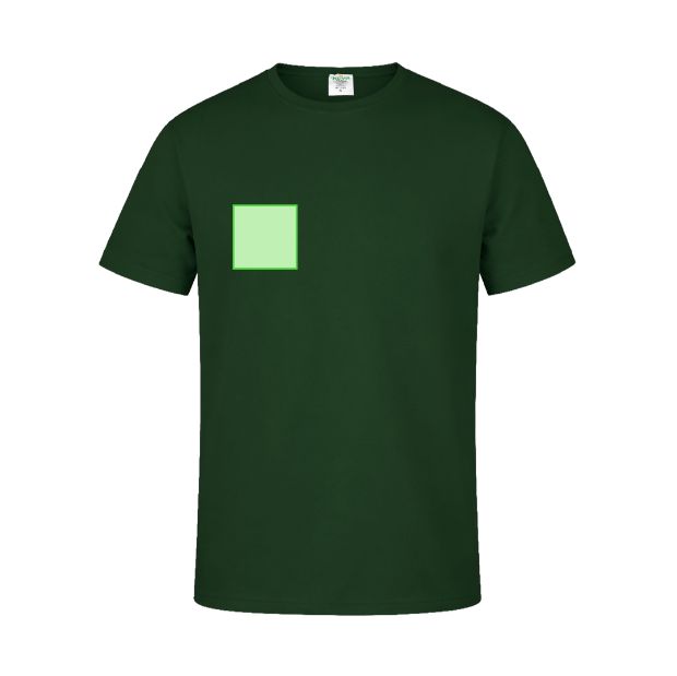 Pecho derecho (hasta 8 × 8 cm) — Camiseta MC150