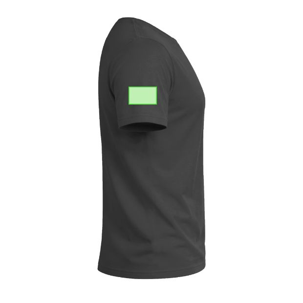 Manga derecha (hasta 8 × 5 cm) — Camiseta MC180