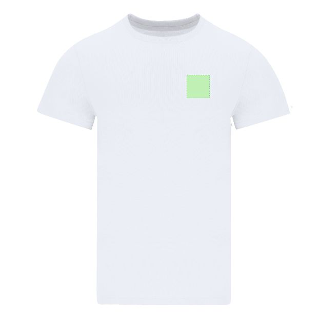 Pecho izquierdo (hasta 8 × 8 cm) — Camiseta oversize Minton