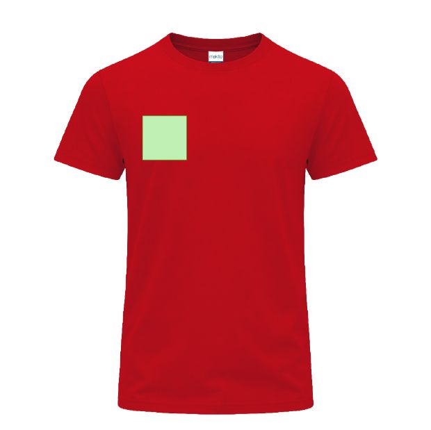 Pecho derecho (hasta 8 × 8 cm) — Camiseta Perkins