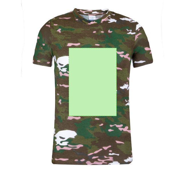 Frontal (hasta 28 × 40 cm) — Camiseta Sunt