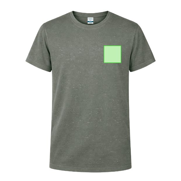 Pecho izquierdo (hasta 8 × 8 cm) — Camiseta Sury