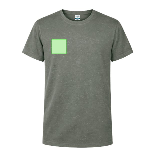 Pecho derecho (hasta 8 × 8 cm) — Camiseta Sury