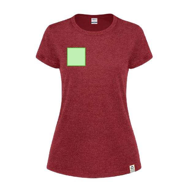 Pecho derecho (hasta 8 × 8 cm) — Camiseta de mujer Bandul