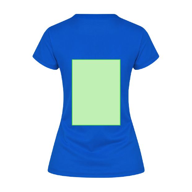 Espalda (hasta 22 × 30 cm) — Camiseta de mujer Seiyo