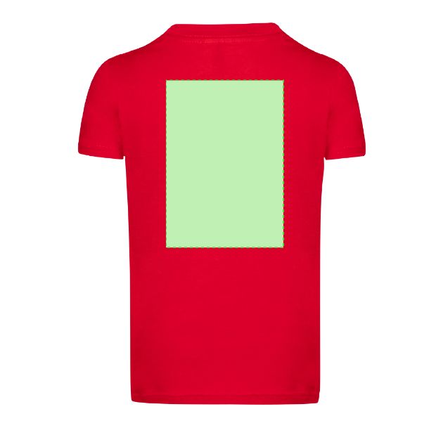 Espalda (hasta 22 × 30 cm) — Camiseta infantil YC150