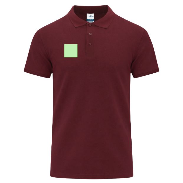 Pecho derecho (hasta 8 × 8 cm) — Polo Chaplin