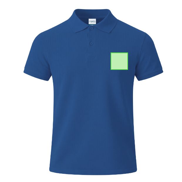Pecho izquierdo (hasta 8 × 8 cm) — Polo Charles