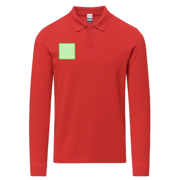 Pecho derecho (hasta 8 × 8 cm) — Polo Charlot