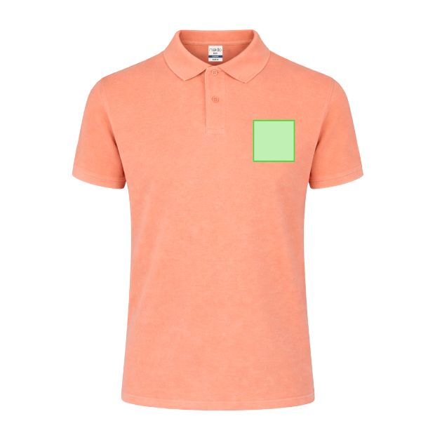 Pecho izquierdo (hasta 8 × 8 cm) — Polo Ken
