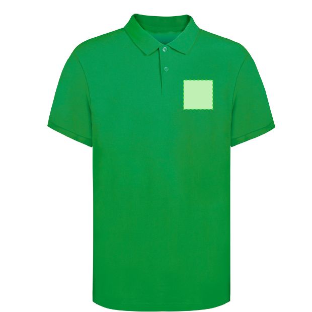 Pecho izquierdo (hasta 8 × 8 cm) — Polo Koupan