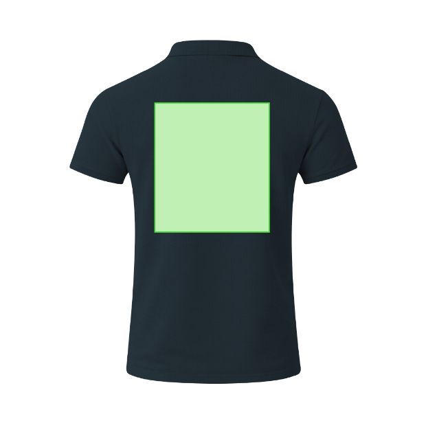 Espalda (hasta 22 × 30 cm) — Polo infantil Charles