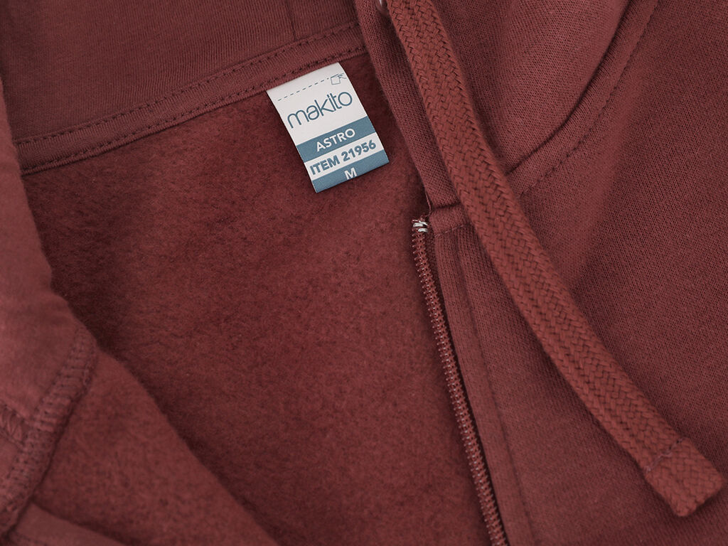 Sudadera con capucha y cremallera personalizada con DTF — foto 5