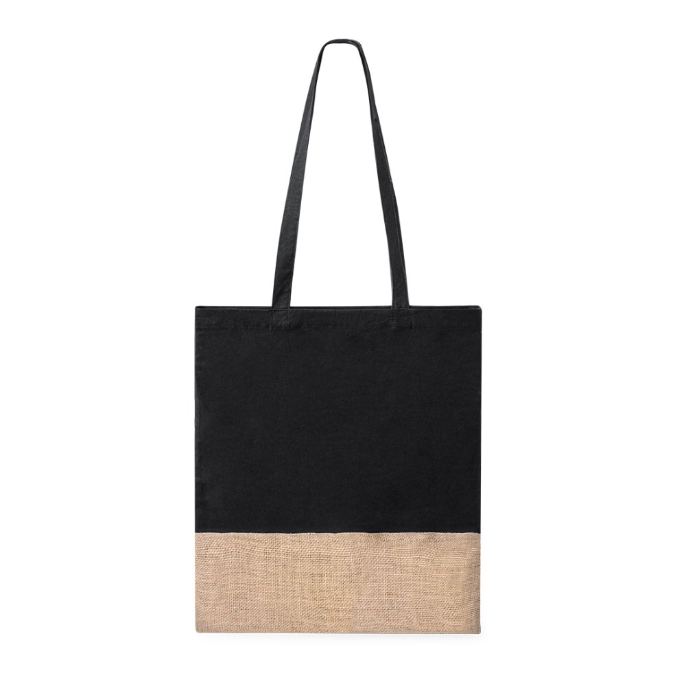 [20909002000] Bolsa de tela personalizada con impresión DTF — Suelva (Negro)
