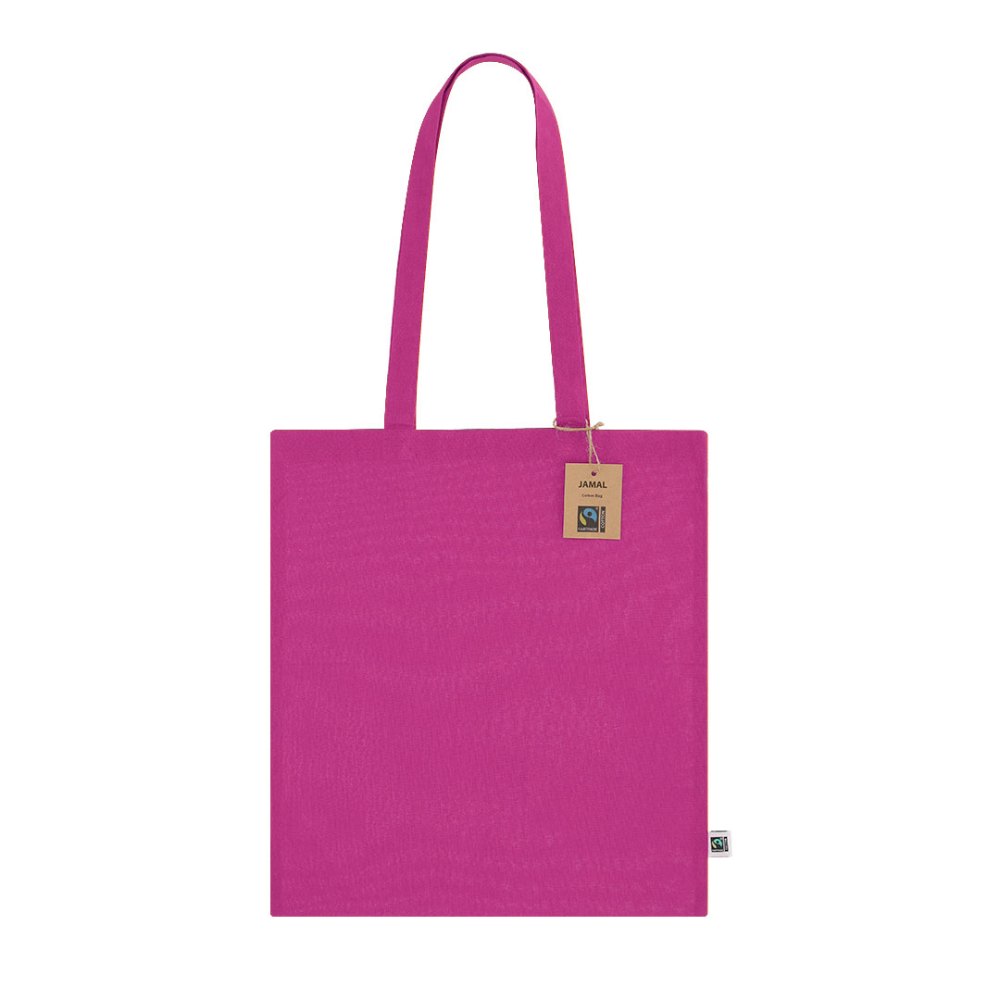 [21615011000] Bolsa de tela personalizada con impresión DTF — Jamal (Fucsia)