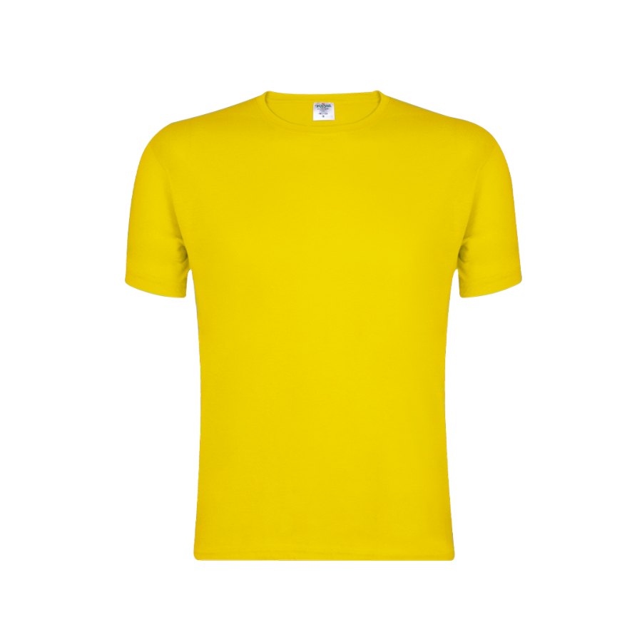 [15857005102] Camiseta personalizada con impresión DTF — MC150 (Amarillo, S)